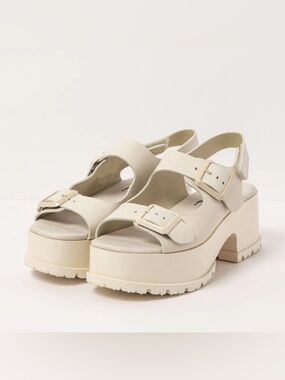*ART Company - Style #1821 - Cream Nappa Leather Manchester Platform Sandal